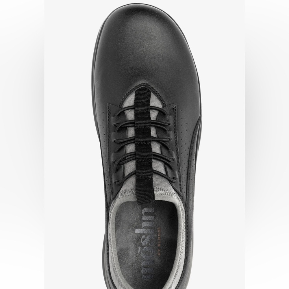 Leather Moshn by Klogs NWT  Tempo Lace Up Black/Charcoal shoes size 7. - Picture 6 of 11
